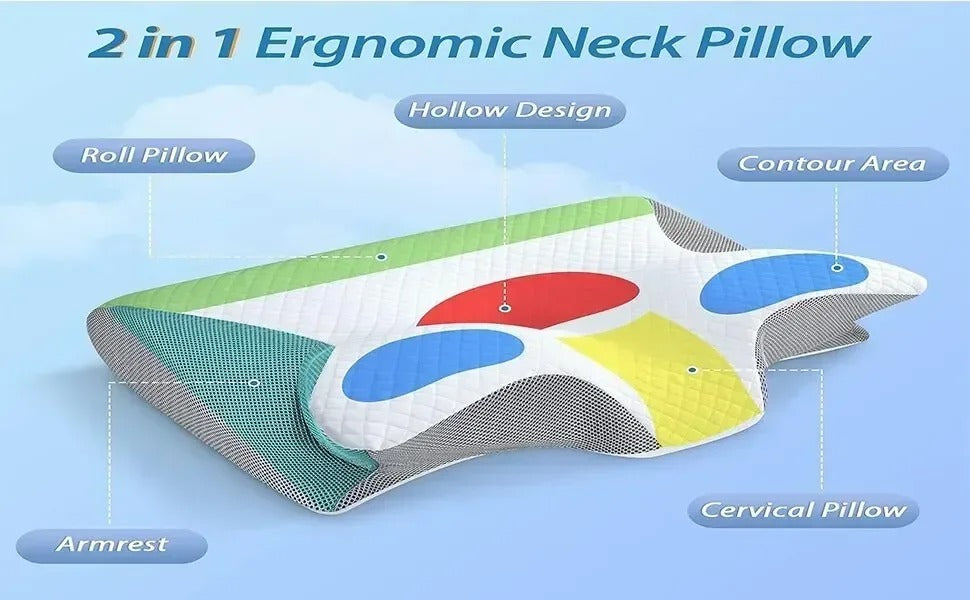 The Butterfly Sanctuary - Neck Pillow