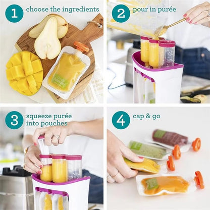 Easy-Fill Baby Food Squeezer Kit
