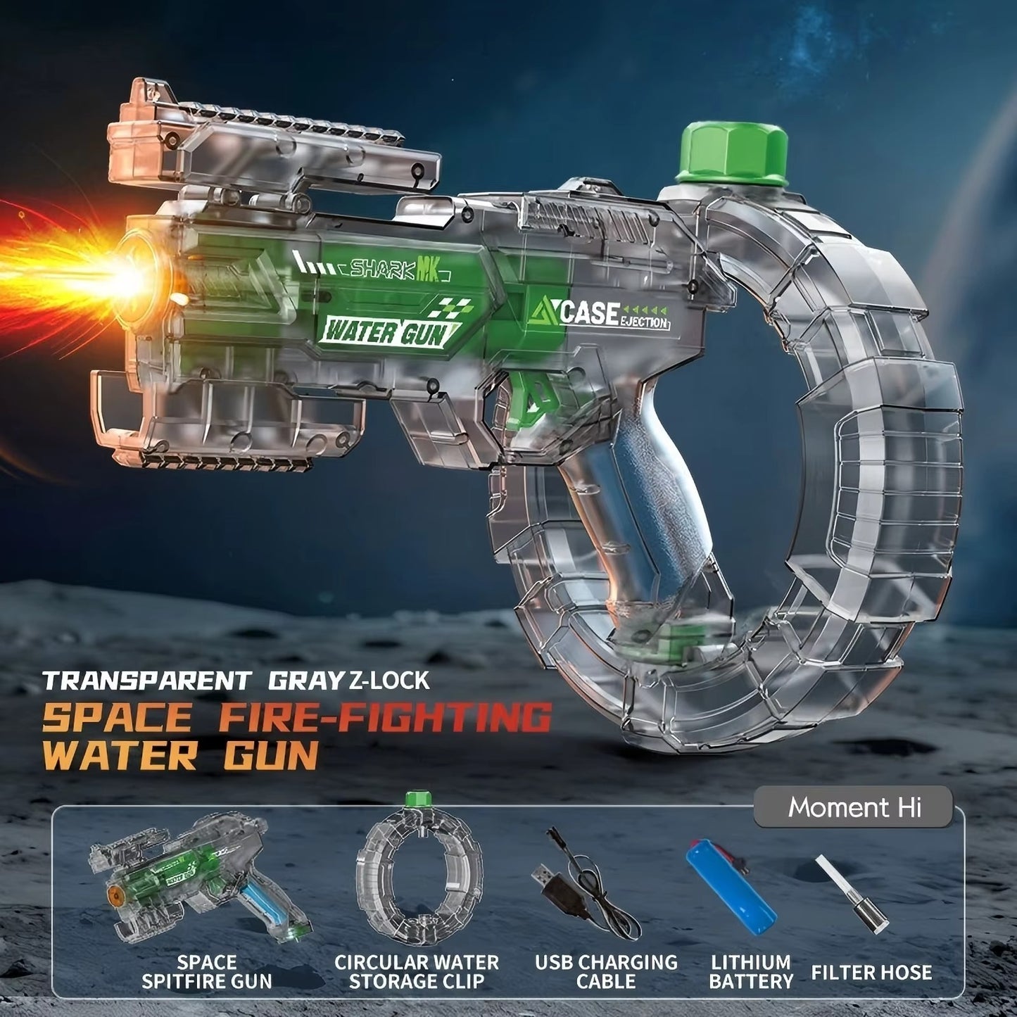 Titan Speaker: Powerful Long-Range Electric Water Gun