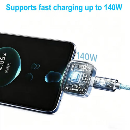 Smart-Charge Adapter - Intelligent Power-Off Type-C Connector 