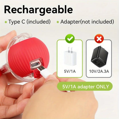Smart Motion-Activated Dog & Cat Tailball