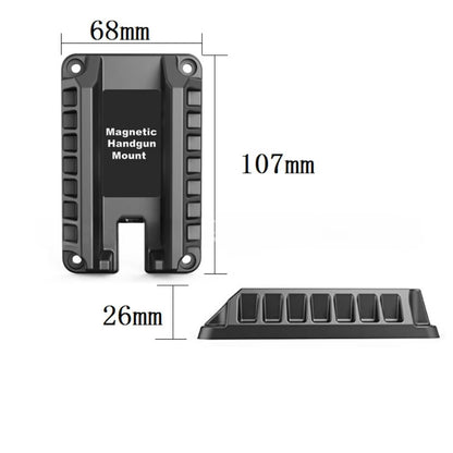 Rapid-Draw Tactical Gun Magnet for Vehicle & Home