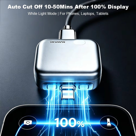 Smart-Charge Adapter - Intelligent Power-Off Type-C Connector 