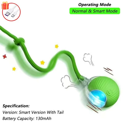 Smart Motion-Activated Dog & Cat Tailball
